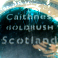 Caithness acid etched marking.